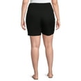 thumbnail image 5 of Just My Size Women's Plus Elastic Waist Stretch Bermuda Shorts, 5 of 6