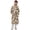 Beige, variant on RXMEKW Hooded Velvet Bathrobe For Girls Long Sleeve Pajama Set With Button Closure