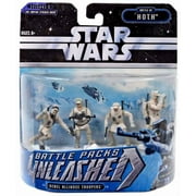 Star Wars Unleashed Battle Packs 2006 Rebel Alliance Troopers Action Figure 4-Pack (Battle of Hoth)