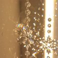thumbnail image 2 of Crystal Light Catcher Prism Snowflake Wind Chime Hanging Christmas Sundrop (C), 2 of 8