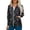A002-Dark Gray, variant on Women's Ultra Soft Stretch Zip Up Scrub Jacket Floral Print Long Sleeve Scurbs Tops