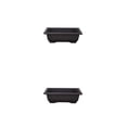 thumbnail image 1 of Bewildely Macetero innovador y ecológico negro: para macetas de interior y exterior, macetas de balcón, lavabo rectangular de 36*26,5*18 cm lavabo rectangular 36*26.5*18cm 2piezas, 1 of 6