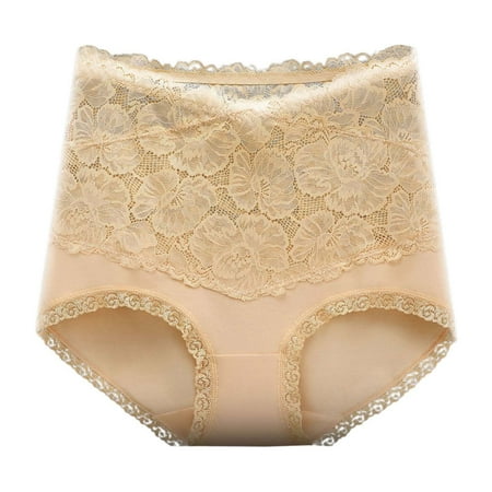 High Waist Panties For Women Lace Sexy Plus Size Lift Seamless Briefs Lingerie Womens plus Size