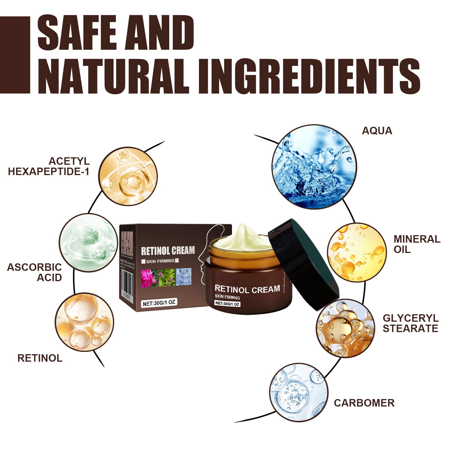 Alvantor Retinol Face Cream for Women, 1oz - Anti-Aging Facial Skin Care Moisturizer