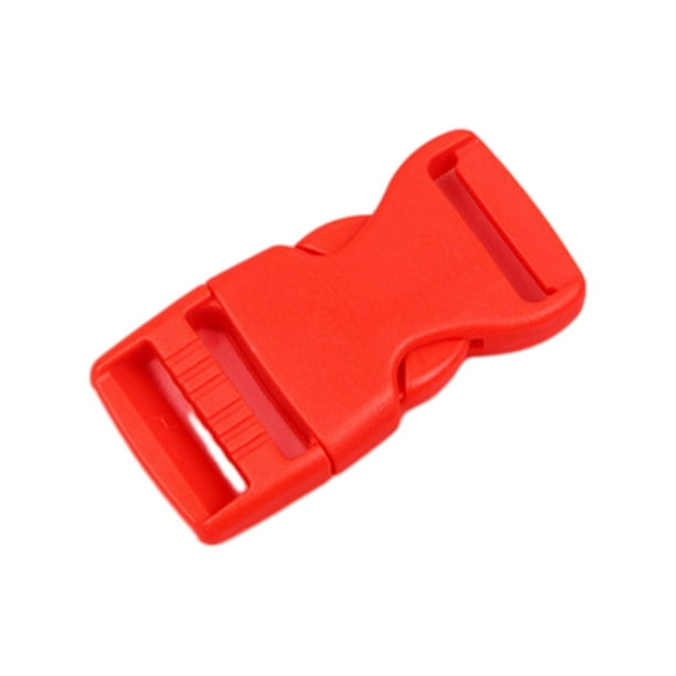 Injueey 10 piezas experiencia integración perfecta hebilla de alta compatibilidad hebillas de cinturón hebilla de liberación Artesanía rojo