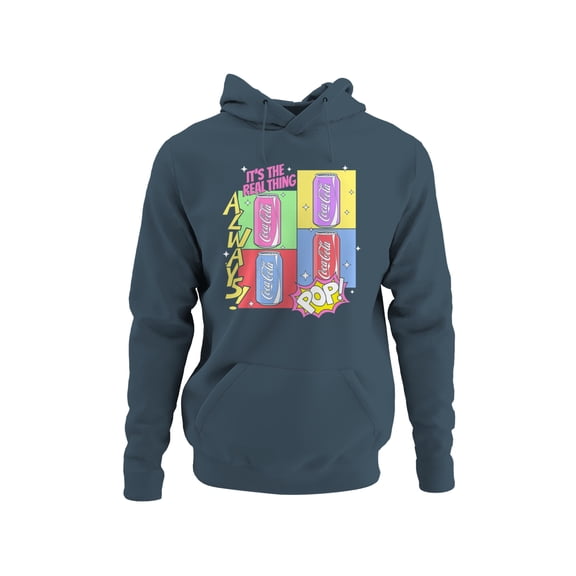 Officially Licensed Coca Cola Retro Cola Pop Art Design Men's Hoodie