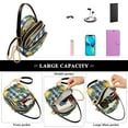 thumbnail image 5 of FORMRS Crossbody Bag for Women Quilted Travel Shoulder Cell Phone Purse with Chain Strap Handbag, Cartoon Beige Lemon, 5 of 7