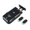thumbnail image 1 of Labymos WAFU 026-1500 Dual Motor Smart Lock with Remote Control, Dual Battery System, Touch Operation, and Type-C External Power Backup, Black Zinc Alloy Design, 1 of 6