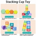 thumbnail image 3 of Stacking Cups Toys for Toddlers,Baby Toys Stacking Cups & Soft Blocks Teething Toy for Babies Montessori Educational or Bath Fun, 3 of 6