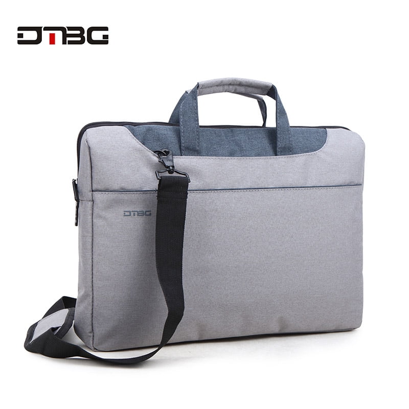 DTBG Laptop Tote Bag 15.6 Inch Women Shoulder Bag Nylon Briefcase Casual Handbag Laptop Case for 15-15.6 Inch Tablet/Ultra-Book/MacBook/Chromebook（Black 