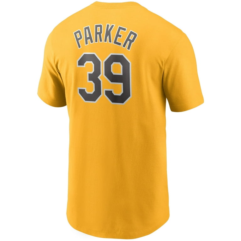 Men's Nike Dave Parker Gold Pittsburgh Pirates Name & Number T