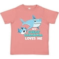 thumbnail image 3 of Inktastic My Great Grandma Loves Me with Cute Sharks Boys or Girls Toddler T-Shirt, 3 of 5