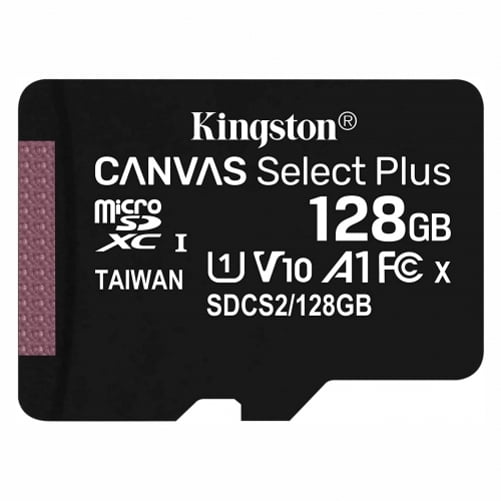 KINGSTON - Carte mémoire microSD Canvas Select Plus 64 Go + adaptateur SD