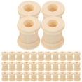thumbnail image 1 of LEEYNEER 100 Pcs Thread Spools Spool Thread Embroidery Floss Bobbins Wire Bobbin Craft Spools, 1 of 6