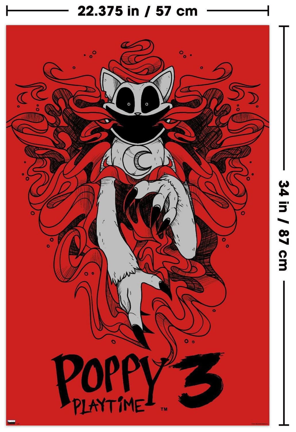 Poppy Playtime: Chapter 3 - Smoke Wall Poster, 22.375" x 34"