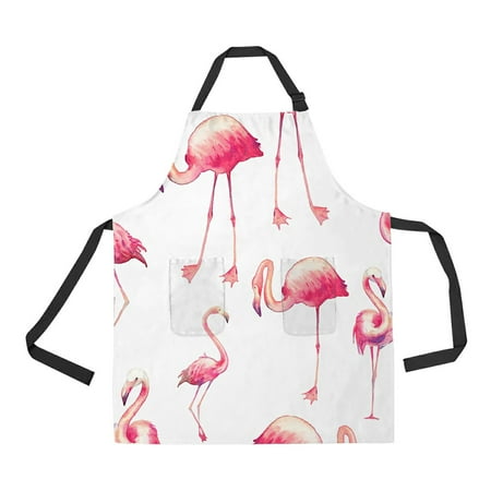 

ABPHQTO Flamingo Apron Home Kitchen Apron with Pockets