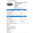 thumbnail image 2 of Rear Brake Rotor - Compatible with 2002 - 2010 Dodge Ram 1500 2003 2004 2005 2006 2007 2008 2009, 2 of 2