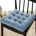 thumbnail image 1 of XYAIYT Cotton Chair Cushion Soft Padded Thick Relaxedable Floor Seating Multi Purpose Dining Kitchen Patio Supportive Home Decor Pillow(Blue), 1 of 6