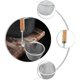 thumbnail image 3 of Multi-functional Colander Noodle Colander Wooden Handle Straining Basket, 3 of 3