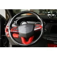 thumbnail image 3 of for Cadillac XT4 2019 - 2024 Red Carbon ABS Steering Wheel Panel F for Ram e Cover -, 3 of 4