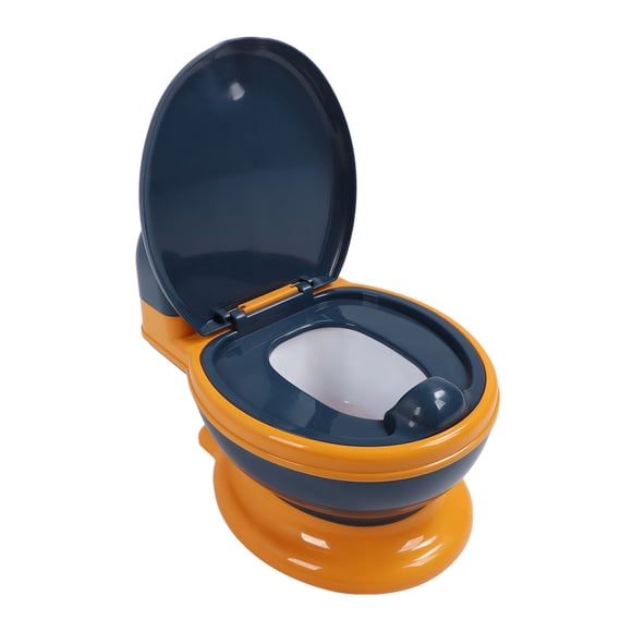 Inodoro De Entrenamiento Para Ir Al Baño, Silla De Entrenamiento Para Ir Al Baño Azul Amarillo Ergonómico Para Niños En El Hogar