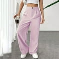 thumbnail image 2 of Diufon Women's Suit Pants High Waisted Wide Leg Loose Dressy Trousers Trendy Versatile Office Work Pant, 2 of 8