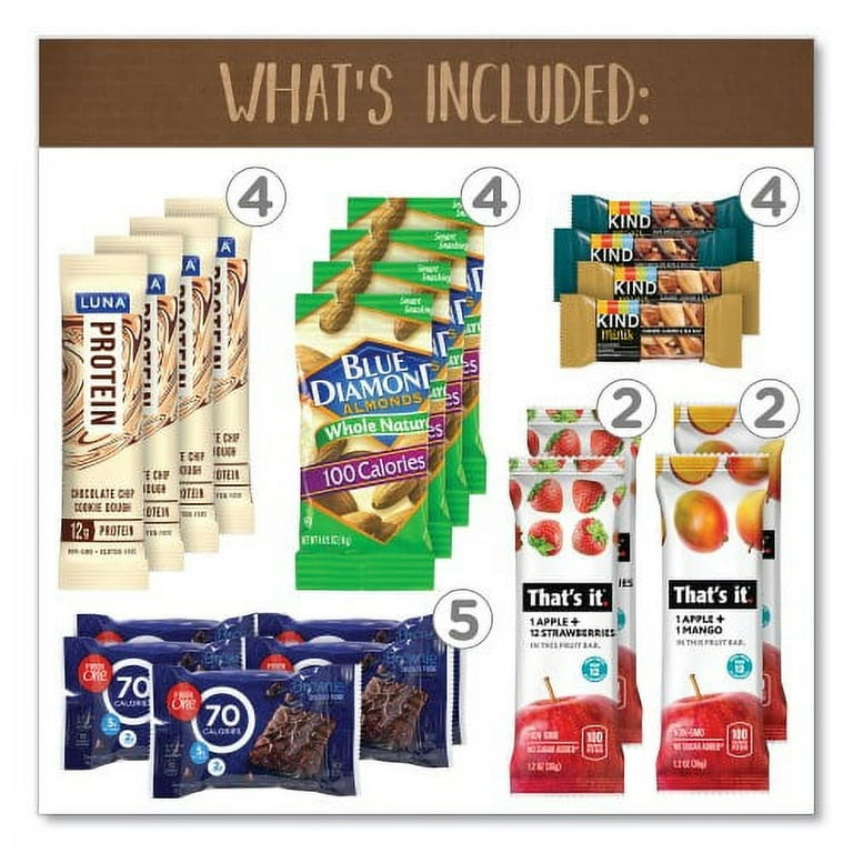 Low Calories Snack Box, 28 Assorted Snacks/Box, Ships in 1-3 Business Days Low Calories Snack Box, 28 Assorted Snacks/Box, Ships in 1-3 Business Days