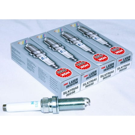 96698 NGK Spark Plug SILKFR8A6 Laser Iridium - 4 Pack