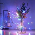 thumbnail image 3 of JMEXSUSS 2 Pack Fairy Lights Battery Operated, 33ft 100 LED Orange Christmas Lights with Remoter, 8 Modes Twinkle String Lights Lights for Halloween Tree Indoor Outdoor Xmas Party Decorations, 3 of 4