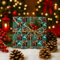 thumbnail image 5 of Custom Christmas Wrapping Paper, Personalized Wrapping Paper Rolls with Santa Claus Gingerbread Christmas Tree, 5 of 8