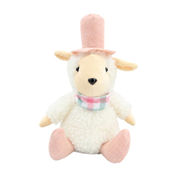 2026 Christmas Home Party Decoration Two Christmas Sheep Stuffed Soft Lamb Doll For Holiday Indoor Display Warm Gift For Girls Christmas Celebration Party Supplies