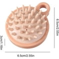 thumbnail image 4 of Silicone Hair Scalp Brush, Hair Scrubber with Soft Silicone Bristles, Scalp Exfoliator Brush, Hair Growth Stimulator Scalp Brush, Dandruff Removal & Scalp Scrubber for Thick, Curly, Dry, Women, Men, 4 of 5