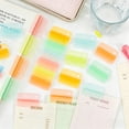 thumbnail image 2 of 6pcs Colorful File Folder Set for Students Multi-Functional Bookmark & File Sorter Creative Stationery for Note Organization Page Marking Cute School Supplies, 2 of 8