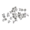 thumbnail image 1 of Unique Bargains M1.6x0.35x2mm 50Pack Metal Flat Round Head Screws Phillips Drive Machine Bolt, 1 of 5