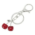thumbnail image 5 of Unique Bargains 1 Pc Stylish Cherry Handbag Charms Keychains Bag Accessories Red, 5 of 5