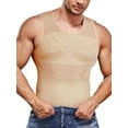 thumbnail image 3 of Débardeur Basique pour Hommes à Col Rond en Maille Contrastée, 3 of 6