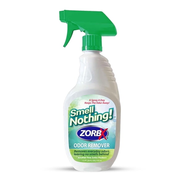 ZORBX Unscented Odor Remover Spray 24 oz - Strong Odor Absorber For Couch, Car, Carpet, Diaper Pail Smells Neutralizer & More
