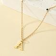 thumbnail image 4 of Boho Minimalist Gold Initial Necklaces for Women Men Tiny A-Z Monogram Name Pendant Necklace Clavicle Chain Jewelry Birthday Gift, 4 of 6