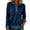 Dark blue, variant on Sweater with Denim Collar and Cuffs, Yigetop Sweatshirt for Women Long Sleeve Button Collared Denim Shirt Casual Patchwork Knit Pullover Trendy Spring Tops Knitted Denim Shirt Red, M