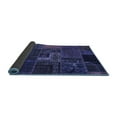 thumbnail image 2 of Ahgly Company Indoor Square Oriental Blue Modern Area Rugs, 6' Square, 2 of 4