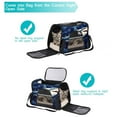 thumbnail image 5 of Starry Shark Sherpa Base Pet Bag XL 900D Oxford Cloth Travel Carrier with Nylon Webbing Dog Cat Crate Comfortable Approved Gray Fabric Carry Bag, 5 of 7