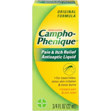Campho-Phenique Medicated Pain & Itch Relief Antiseptic Liquid, 0.75 fl oz