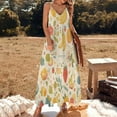 thumbnail image 2 of Various Fruits Sleeveless Dress Woman Fashion Long Dresses Women's Summer Suit Dress Summer 2025 Women, 2 of 7