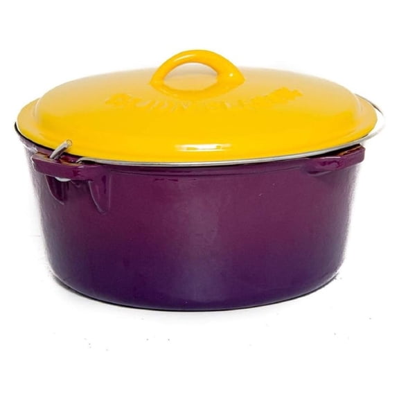 6 Qt. Enamel Cast Iron Dutch Oven - & -10487APG