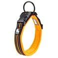 thumbnail image 2 of Truelove Reflective Dog Collar with Plastic Clip-in Buckle, High-grade Soft Padded Nylon Webbing, No Choke Basic Collars (XS, Orange), 2 of 3