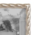 thumbnail image 4 of DesignOvation Saltana 5" x 7" Braided Silver Tabletop Picture Frame, 4 of 10