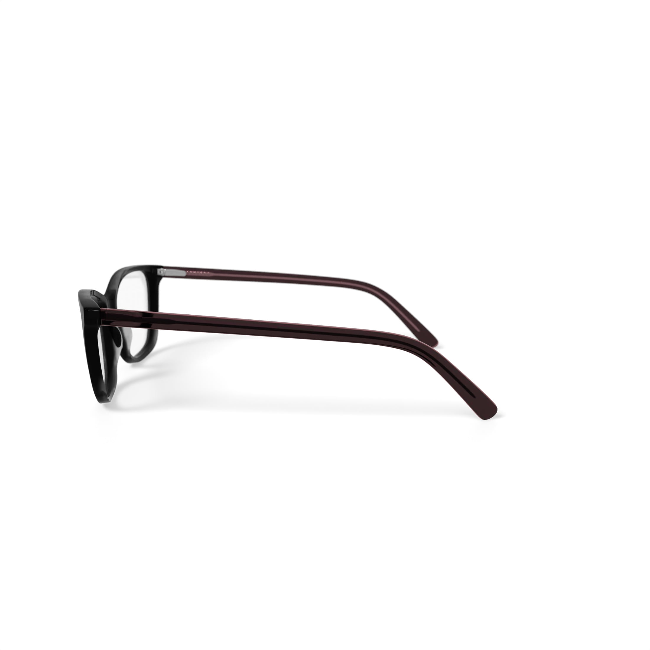 Walmart Women's FM17086 Square Prescription Eyeglasses with Case, Black