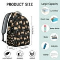thumbnail image 6 of "Cute Dog Print School Bag - Comfortable & Waterproof for Students & Workers, Multiple Pockets, Trendy Gift for Pup Enthusiasts", 6 of 6