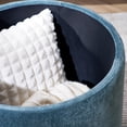 thumbnail image 6 of Round Chenille Ottoman Set for Storage | Fashionable Design, Convenient for Home Use, 6 of 7