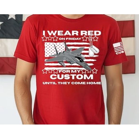 Trenditee RED Friday Air Force Tee T-Shirt